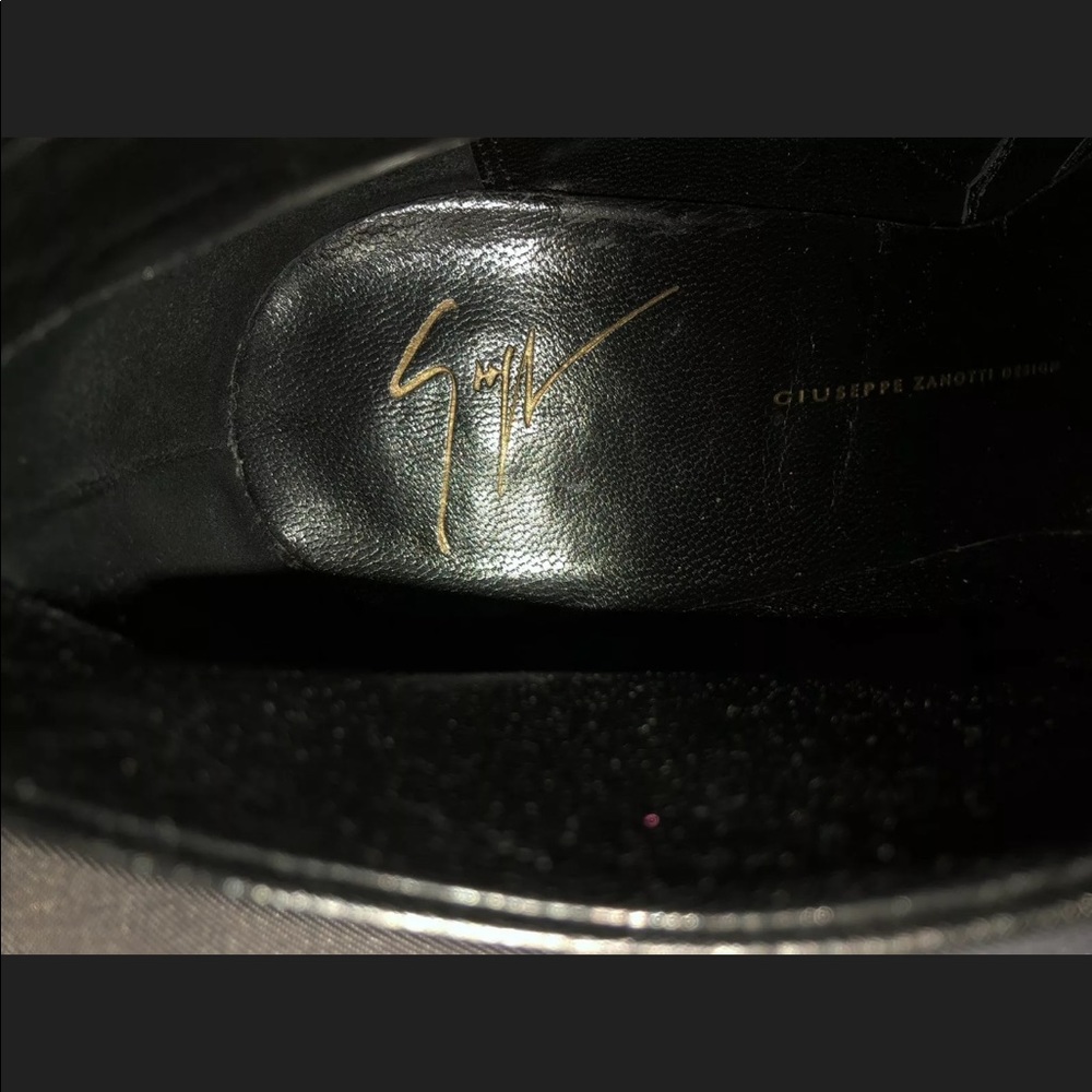 SOLD! Giuseppe Zanotti Leather Ankle Boots US 8-8.5 Eu39 - Picture 10 of 11